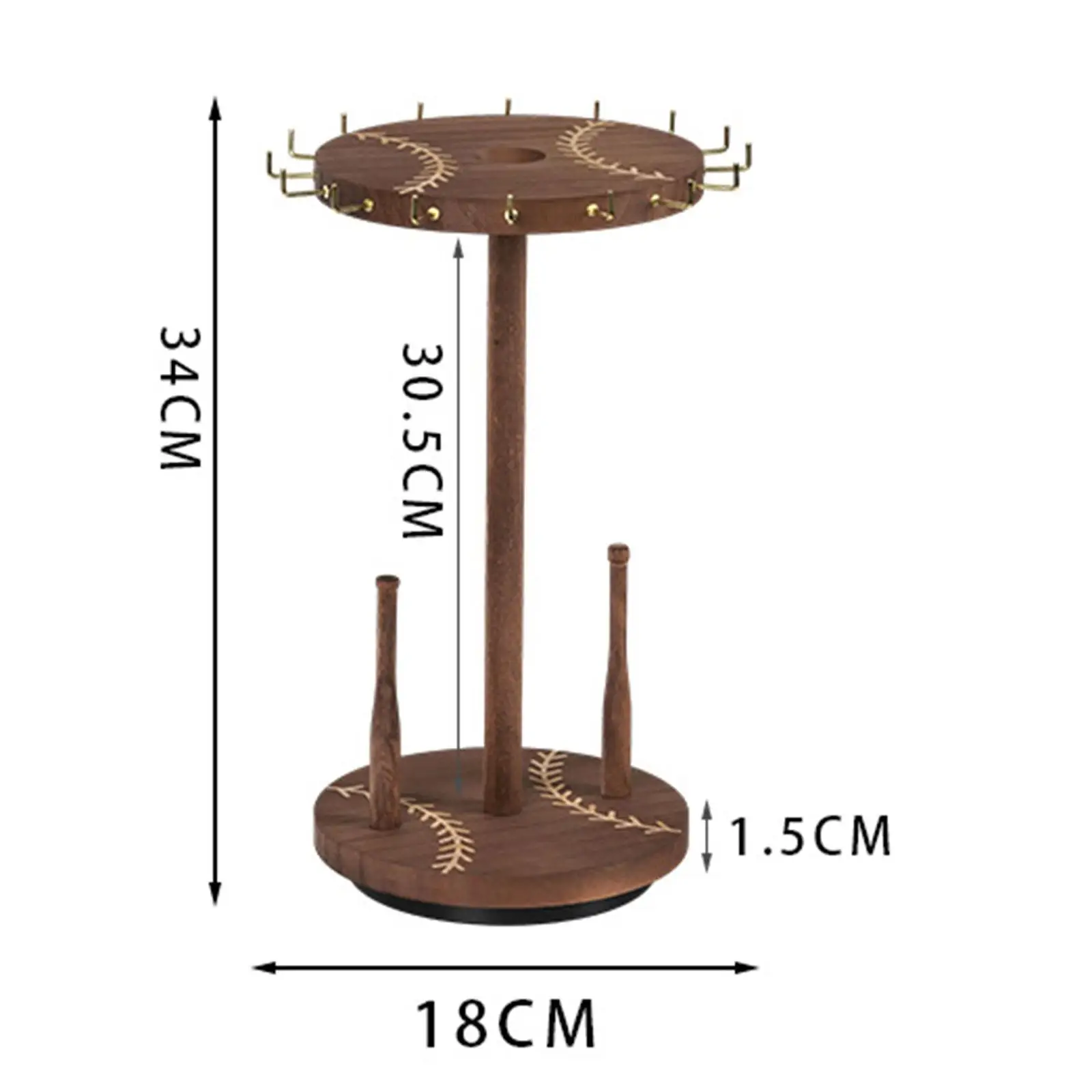 Jewelry Hanger Accessories for Photography Bracelet Gifts Brown Organizer Ornament for Bedroom Home Tabletop Dorm Shelf