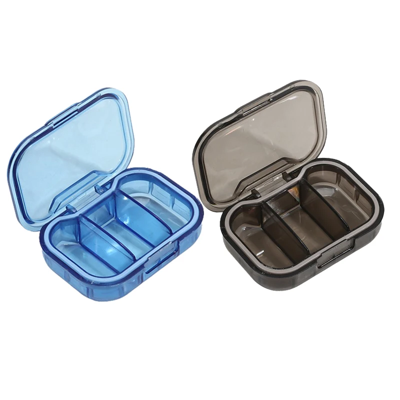 1/2/3 Stuks Mini Geneeskunde Pillen Doos Drug Opbergdoos Pillen Dispenser Pil Organizer Tablet Bunker case Container Draagbare