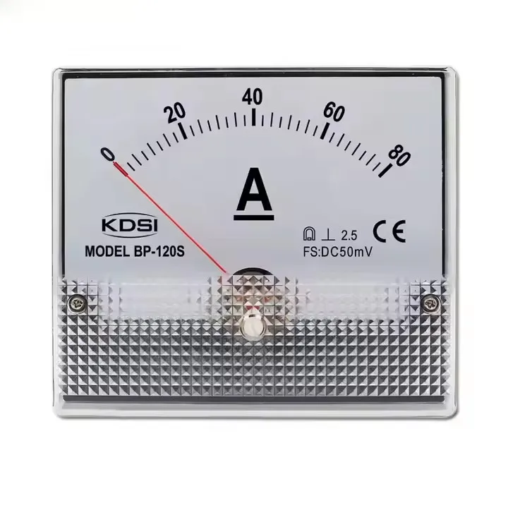 

Electronic Instrument BP-120S DC50mV 80A Analog DC Amp Current Panel Meter