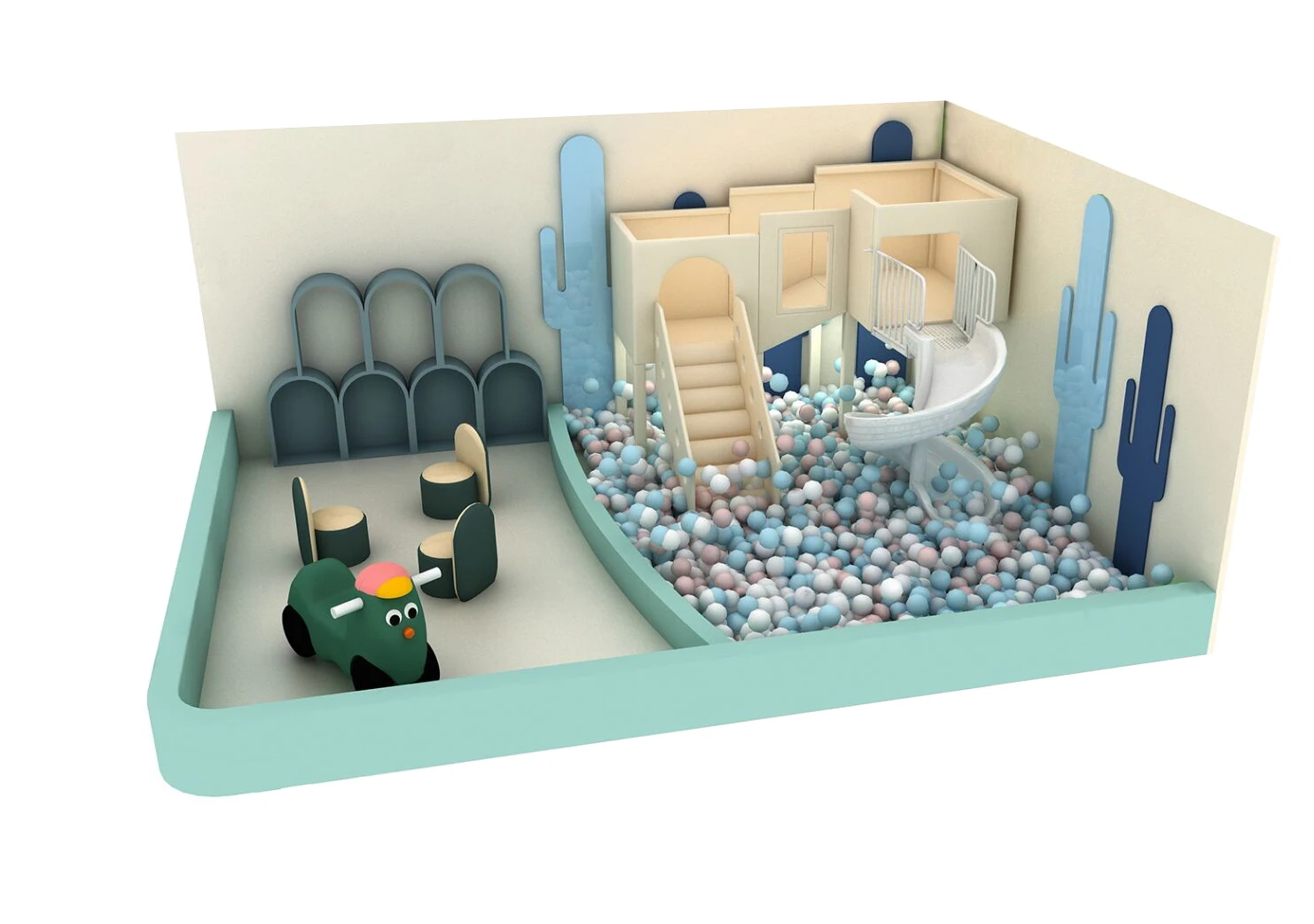 YLWCNN Ball Pool Fence Akcesoria dla dzieci Kryty miękki plac zabaw Park Kids Plastikowa rurka Slide Park Ball Pool Miękkie zabawki do zabawy