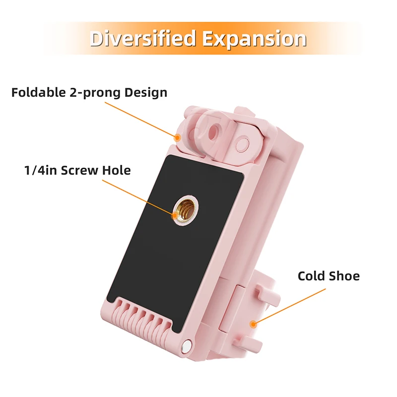 ل DJI Osmo Pocket 3 حامل تثبيت مغناطيسي 180 حامل بلاستيك قابل للتعديل ملحقات توسيع محول قوس لقبضة البطارية