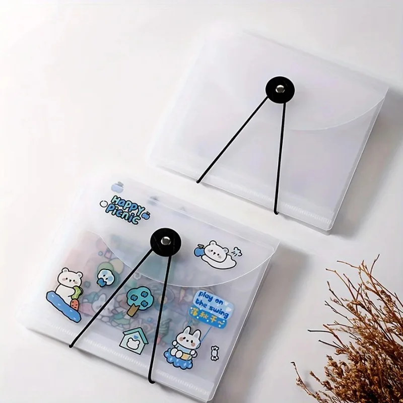 A6 Accordion File Manager, Large Capacity Storage Bag, Multi-layer Folder, Photo Album Card, Bill, Accordion Bag Paper Folder