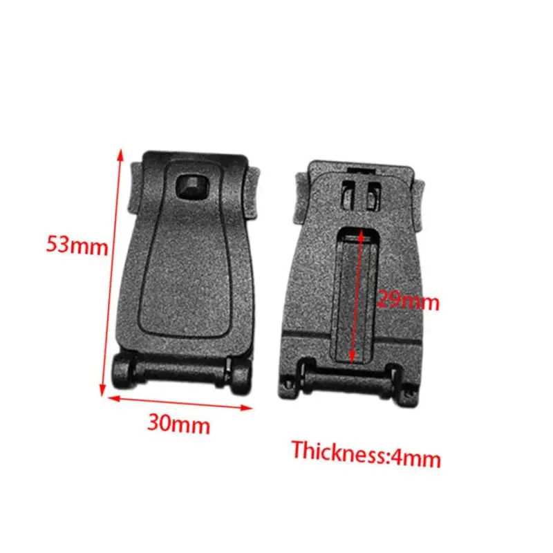 4Pcs Multipurpose MOLLE Clip Tactical Strap Webbing Attachment Connection Buckle Management Tool for Bag Backpack Outdoor Camp