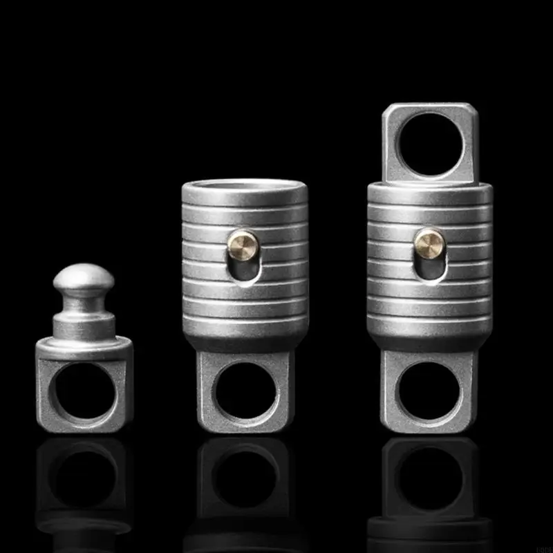 Keychain Key Holder Lightweight And Rustproof For Secure Key Management Professional Explorers Use Hiking Camping 1 Pair