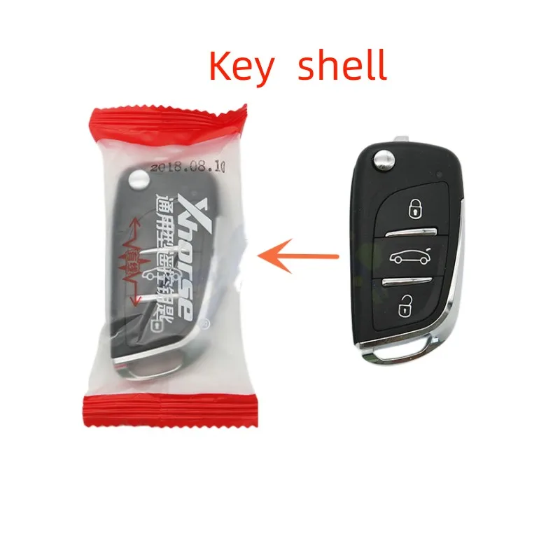 Keychannel 1pcs Car Key Shell VVDI Remote Case KD Flip Key Shell DS Type Key Shell Cover for KD VVDI TY90 Replacement Key Shell