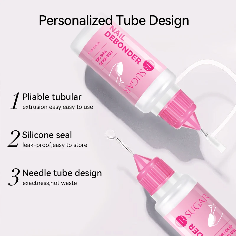 UR SUGAR 15ml Remover per punte solide Gel riutilizzabile Stampa su unghie finte Manicure Colla gelatinosa UV Rimuovi punte delle unghie Strumento accessorio fai da te