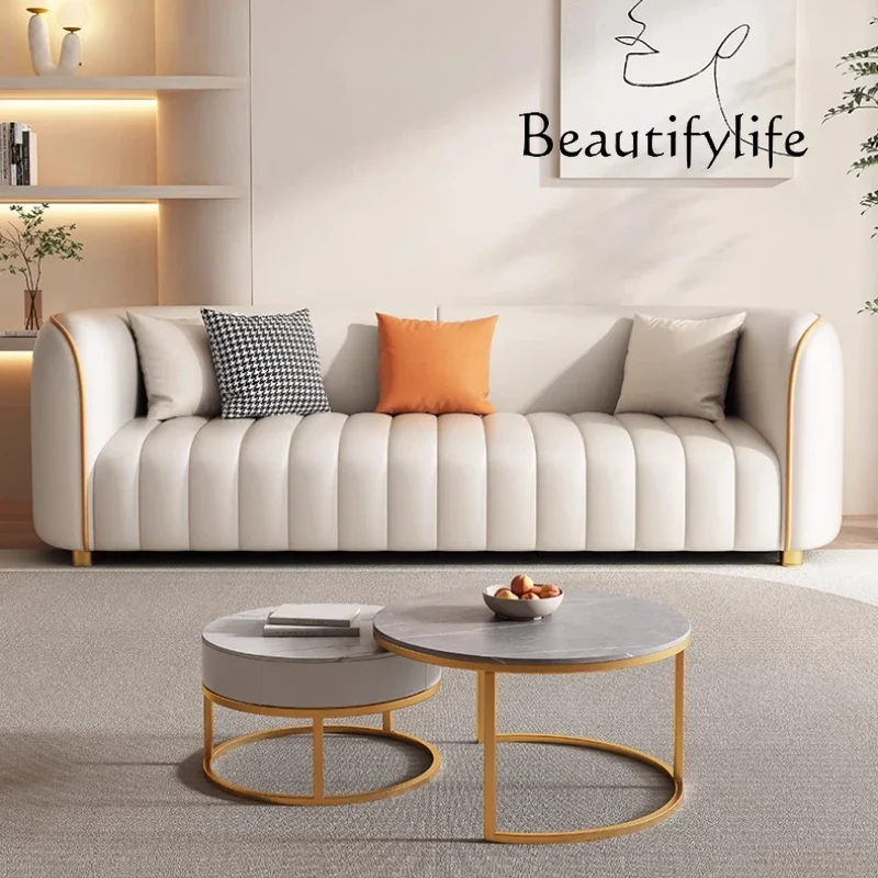 

55W Modern Designer Luxury Sofa 3 Seater Nordic Floor Loveseat Sofa Living Room Divani Soggiorno Nuovi Arrivati Apartment Furnit