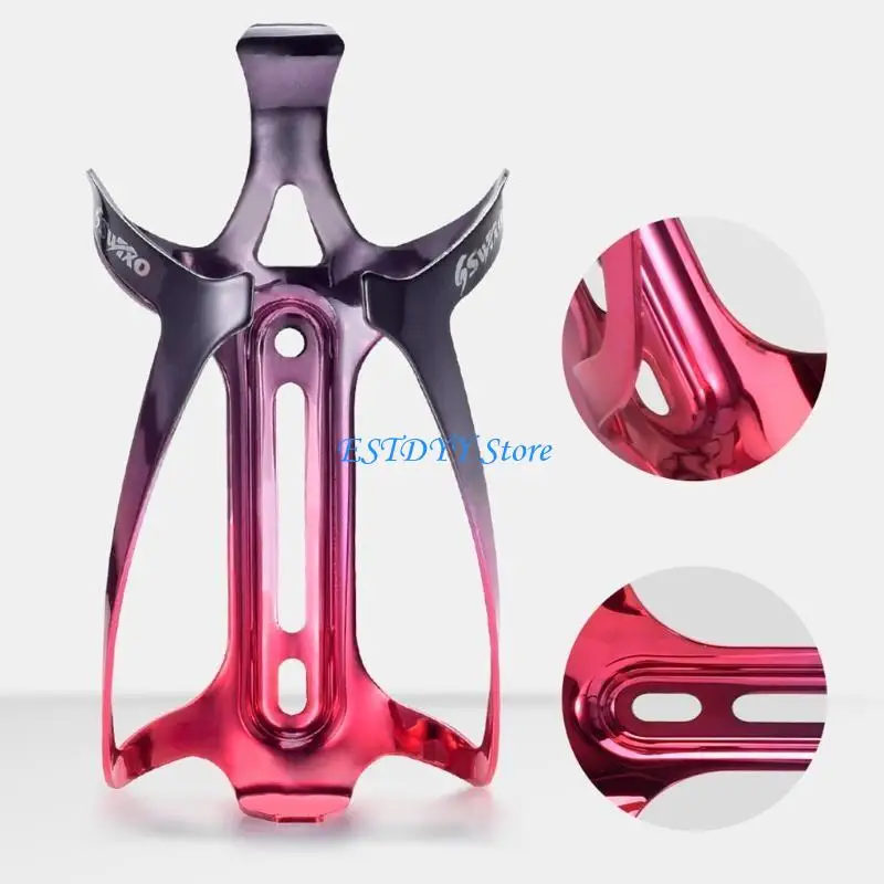 Gaiola água colorida para bicicleta, suporte para garrafa água, gaiolas