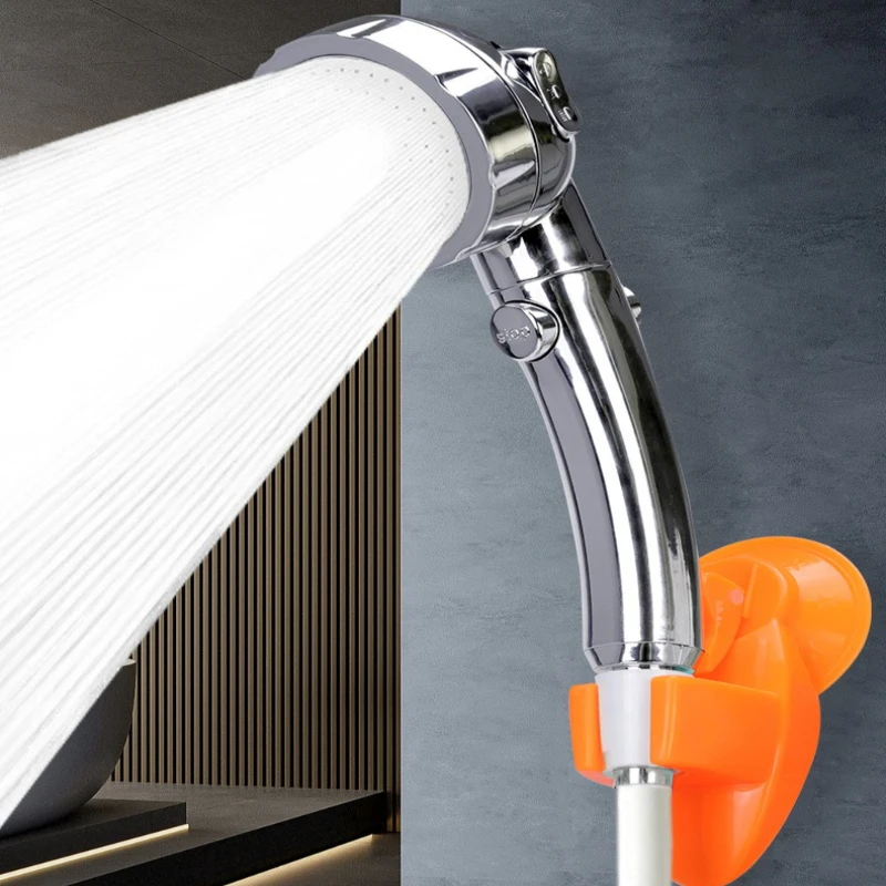 Simple Electric Shower Long-lasting Battery Life Low-noise Operation Durable Movable Household Portable Convenient Showerhead