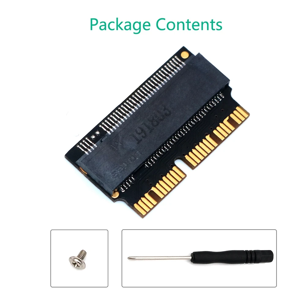 M.2 ngff ahci nvme ssd konverter adapter 12 16pin für macbook 2013-2017 m. 2 nvme ssd konvertieren adapter