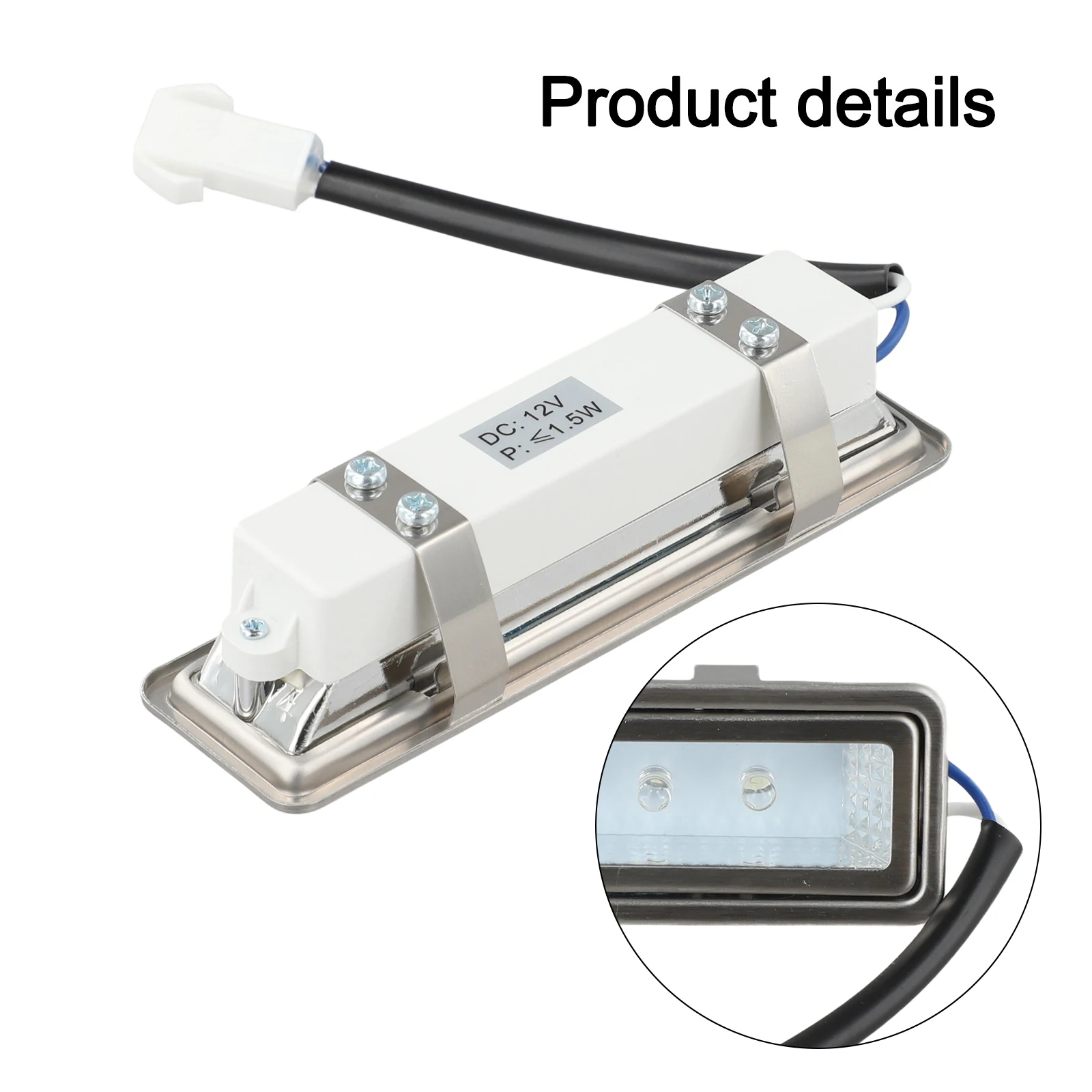 Cooking Area Lighting Ceiling Mounted Light Energy Saving Lamp 12x3.5x2.7cm Size Advanced LED Technology Aluminum Alloy Material