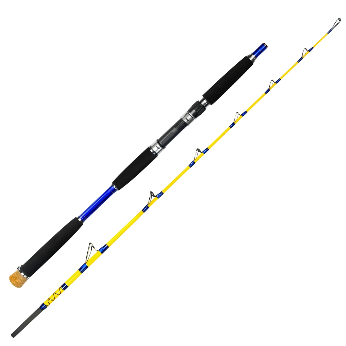 barco spinning polo de pesca velho capitao slow jigging rod casting offshore mar azul barco dificil muito forte ponta solida 17m 56 m 01