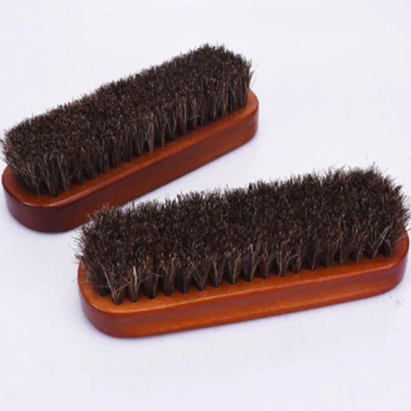 High Grade Horse Hair Brush Oil Polishing Clean Dust Brush Soft Bristle Cushion Brush