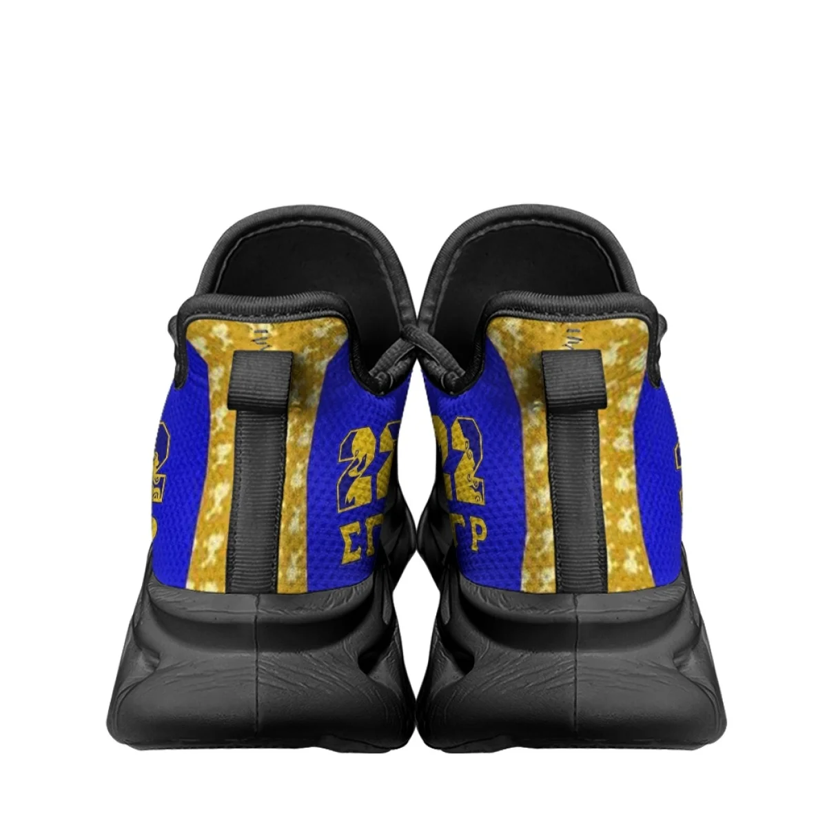 Breathable Female Platform Lace-Up Swing Shoes Sigma Gamma Rho Print Comfortable Lightweight Running Shoes Non-Slip Sneakers