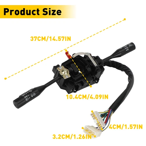 Imagen 2 del producto 1x interruptor de señal de giro sistema de iluminación interruptor de combinación multifunción para Suzuki Samurai 1985-1995 1992 1993 1994 Accesorios