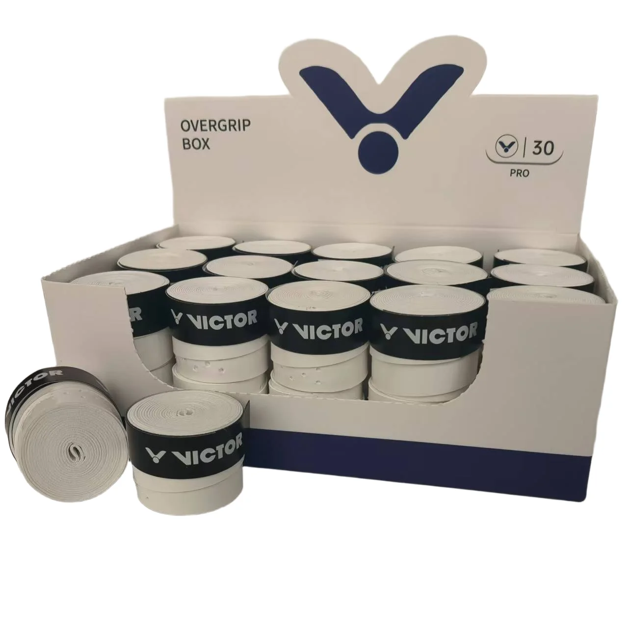 30 шт., липкие противоскользящие ручки для теннисной ракетки VICTOR, потные ручки для бадминтона, перфорированные ручки для теннисной ракетки