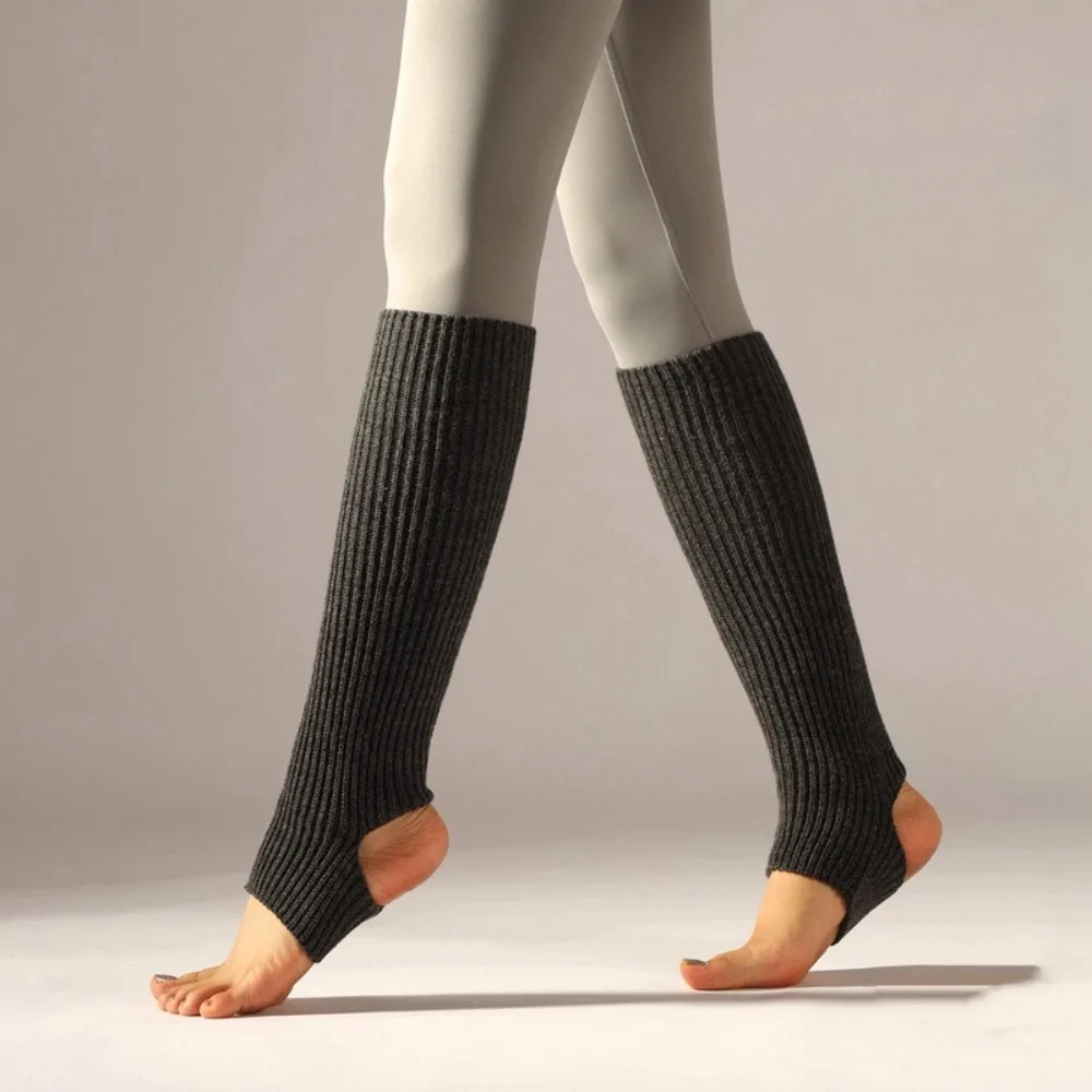

Female Wear Ballet Leg Warmers Long Section Foot Covers Latin Socks Exercising Walking Socks Ballet Knitted Socks Women Girls