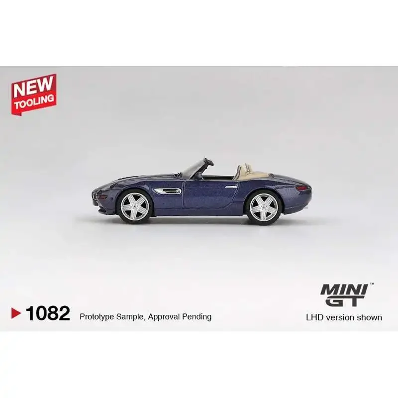 

Предпродажа MINIGT 1082 1:64 BMW Z8 Alpina Blue, литая под давлением модель автомобиля, коллекция игрушек