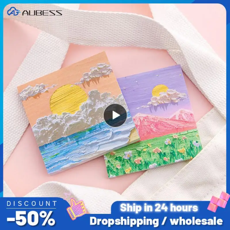 Notes Paper Convenient Hand Account Oil Painting Stationery Stickers