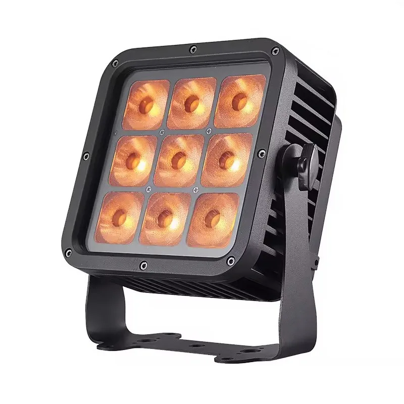 12 Waterproof Battery Lights, Wireless Remote Control Dyeing Lights, Wedding Color-changing Floodlights, Party