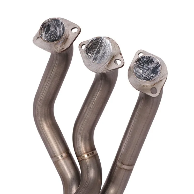 Передняя выхлопная труба мотоцикла, титановый разъем для Yamaha MT-09 FZ09 2014-2018, выхлопные системы, выхлопные трубы