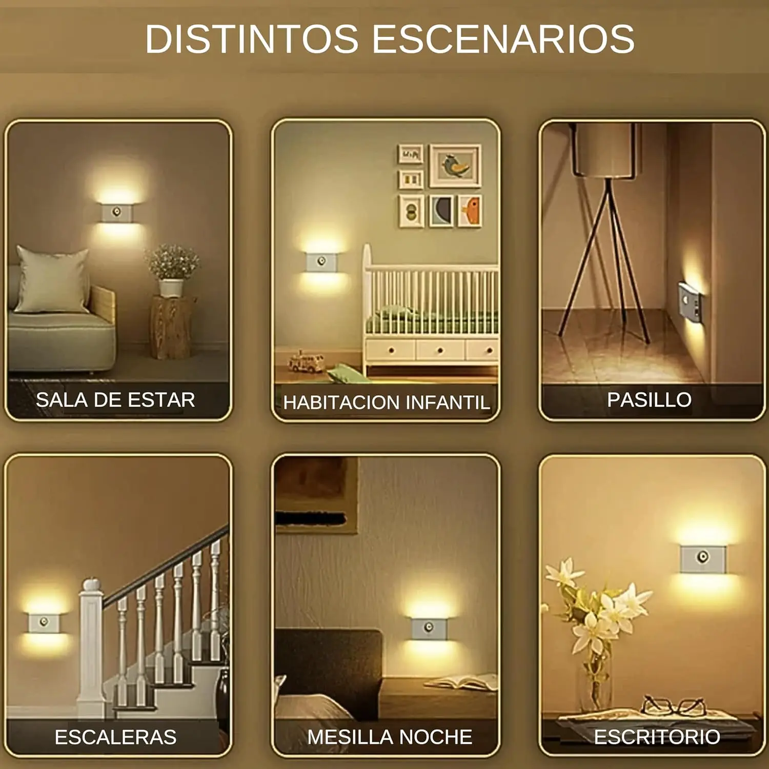 Wireless LED Night Light With Motion Sensor USB Rechargeable 400mAh Battery Modern Wall Lamp For Bedroom Bedside Table Lights
