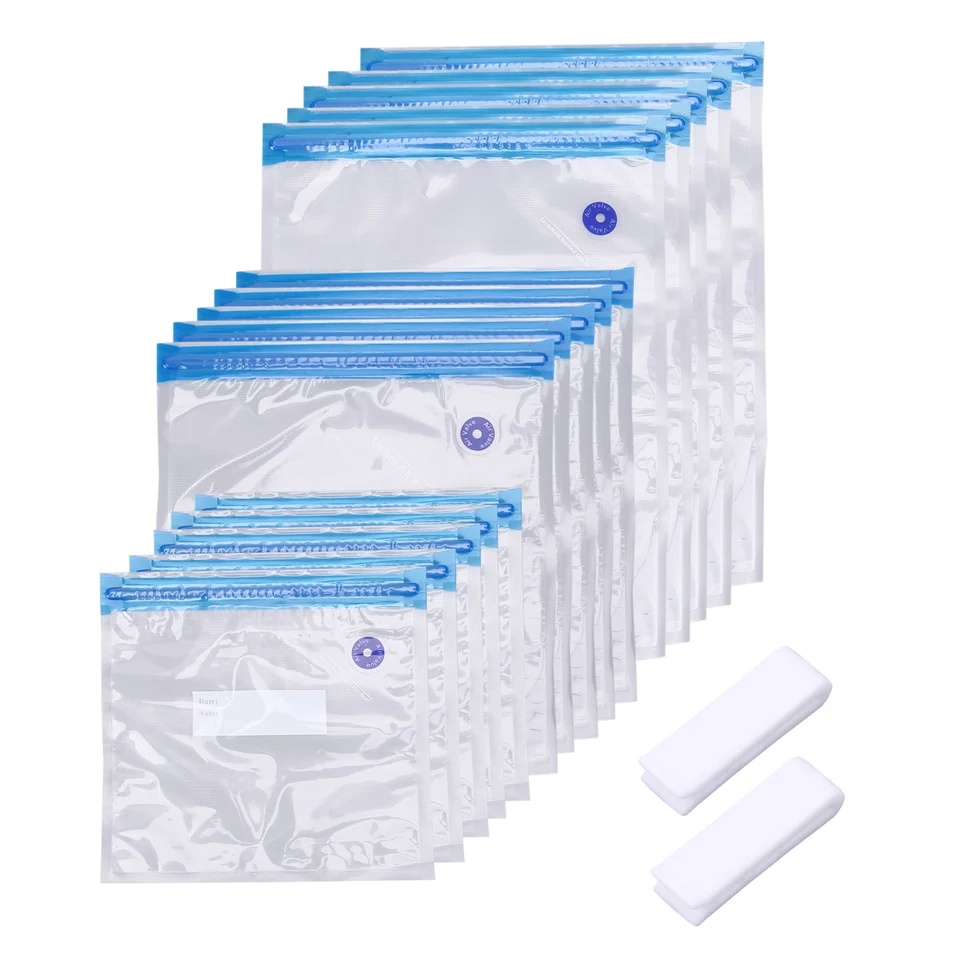 BPA Free Reusable Vacuum Food Storage Bags