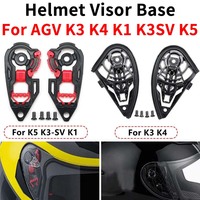 Motorcycle Helmet Parts Accessories Helmet Visor Base Lock for AGV K3 K4 K1 K3SV K5 Casco Moto Mechanism Capacete Shield Lock