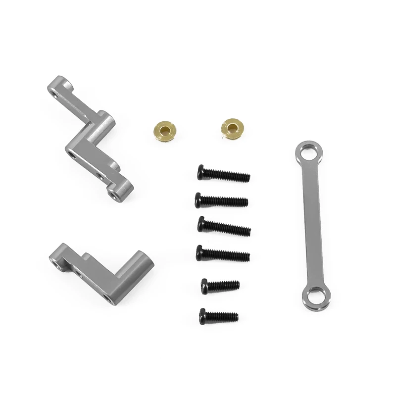 Mjx Hyper Go 16207 16208 16209 16210 H16 Upgrade Parts Metal front steering component For  Rc Car Aluminum Accessories