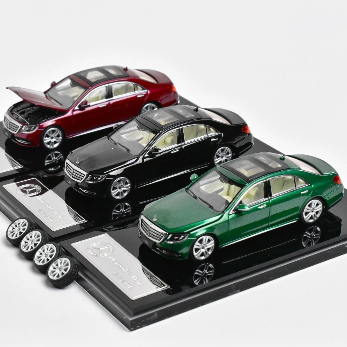 

Модель Glory 1/64 S320 W222, литая под давлением, коллекционная модель гоночного автомобиля, миниатюрная масштабная модель автомобиля для детей