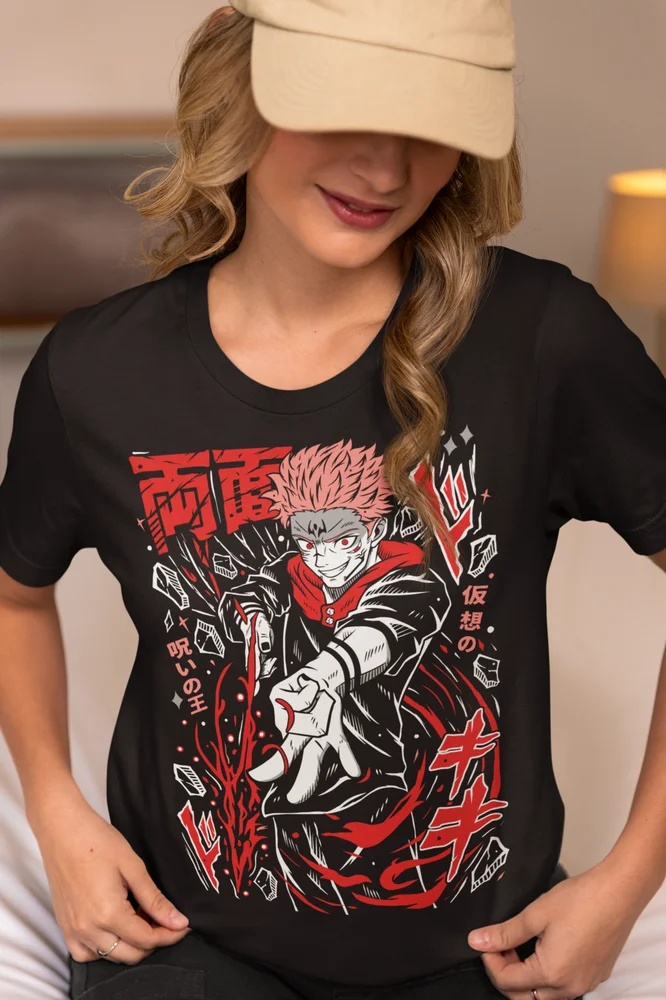 Jujutsu Kaisen Gojo Satoru T-Shirt Megumi Itadori Yuji Sukuna Shirt All Size
