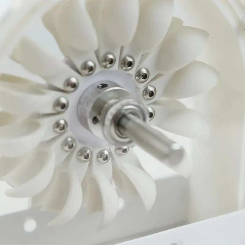 Pelton Hydro Generator Disc-Type Ironless High-Efficiency Turbine Bucket Wheel DIY Hydro Generator