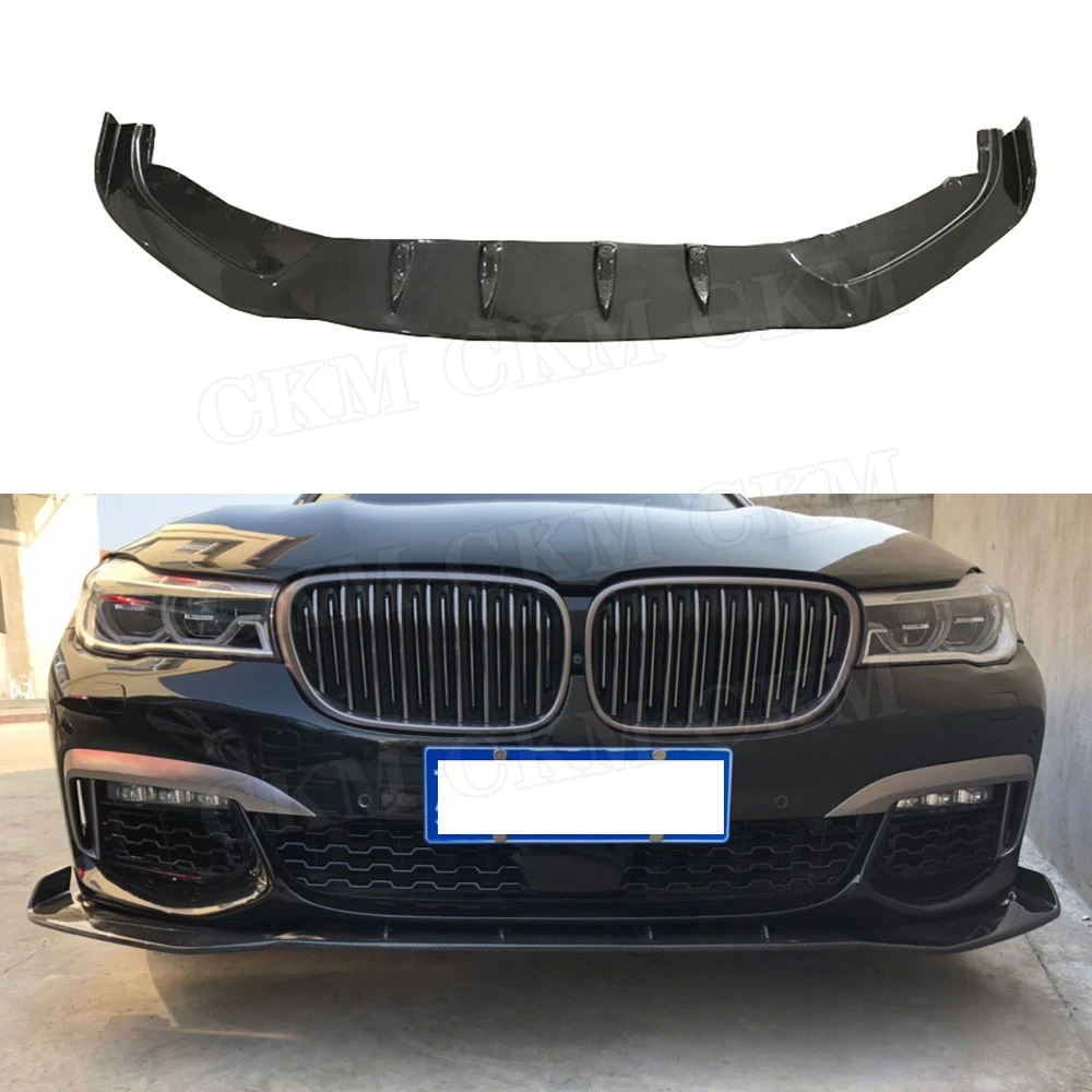 

Carbon Fiber Front Lip Shovel Spoiler For BMW 7 Series G10 G11 M760 730i 740i 2017-2018 Car Bumper Chin Guard