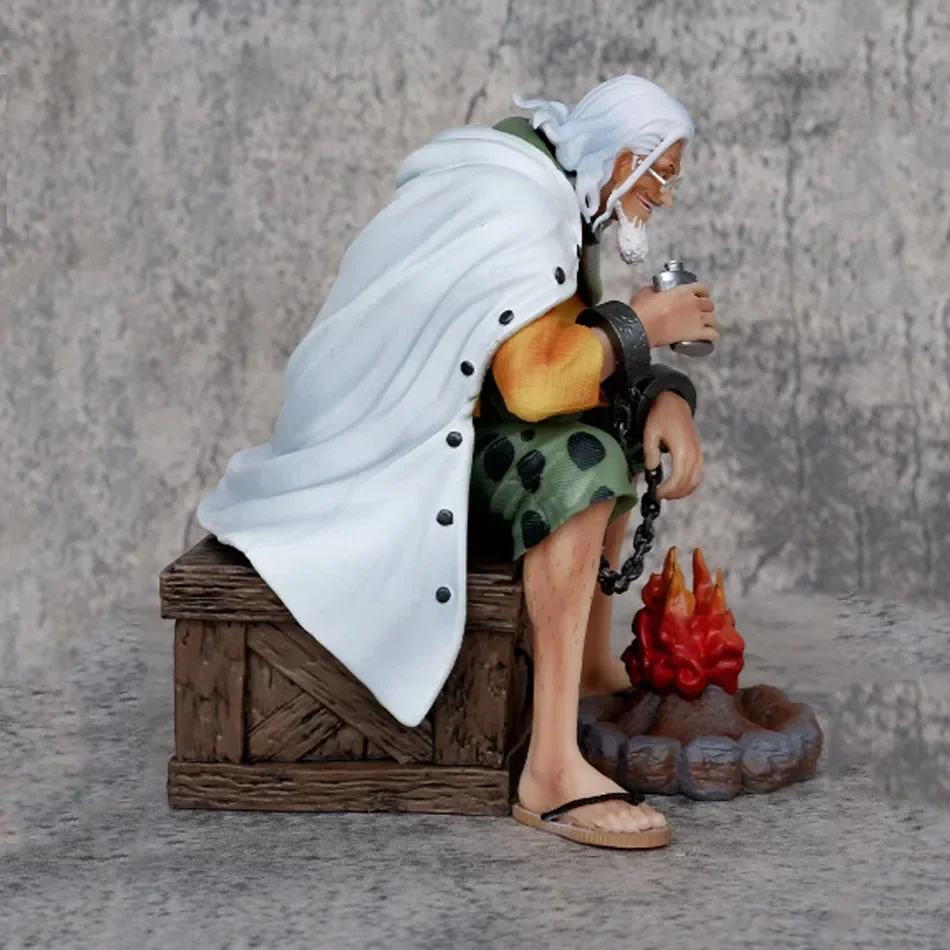 Anime Figuur Een Stuk Pluto Rayleigh Zittend In Handboeien Roger Piraten Vice Kapitein Model Ornament Collectie Verjaardagscadeau