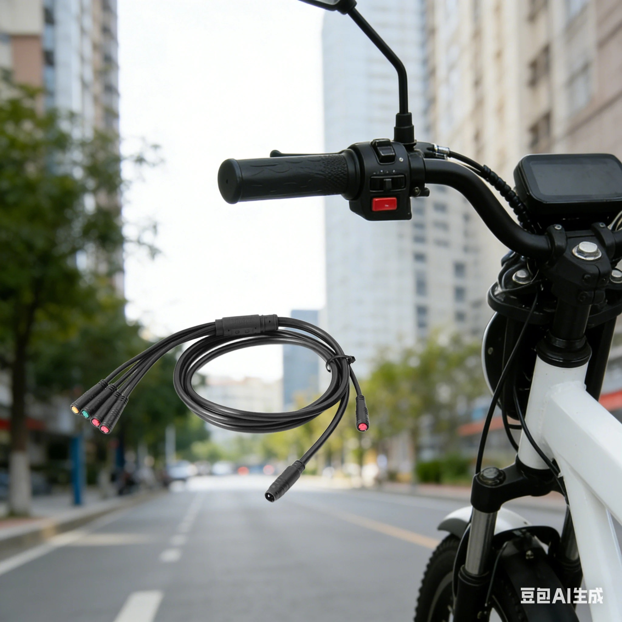 

Водонепроницаемый соединительный кабель для электровелосипеда 1T5, 913AG, длина 1,5 м, 9-контактный кабель контроллера для модификации электровелосипедов и велоаксессуаров