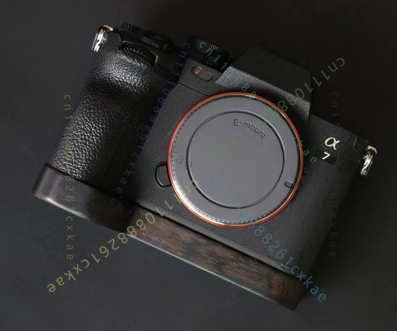Деревянная рукоятка из эбенового дерева для камер Sony A7R5 A7M4 A7R4 A7S3 A9M2 A7M3 A7R3, деревянное основание для полнокадровых беззеркальных камер.