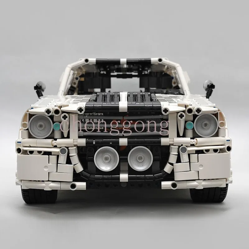 New classic 1967 Eleanor Mustang Super Racing Car fit MOC-14616 Building Blocks Collection Toys Children Kid Christmas Gifts