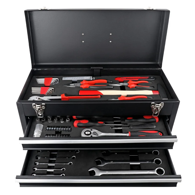 Portable Toolbox Household Set Portable Maintenance Multi Functional Drawer Layered Combination Tool Storage Box многослойный