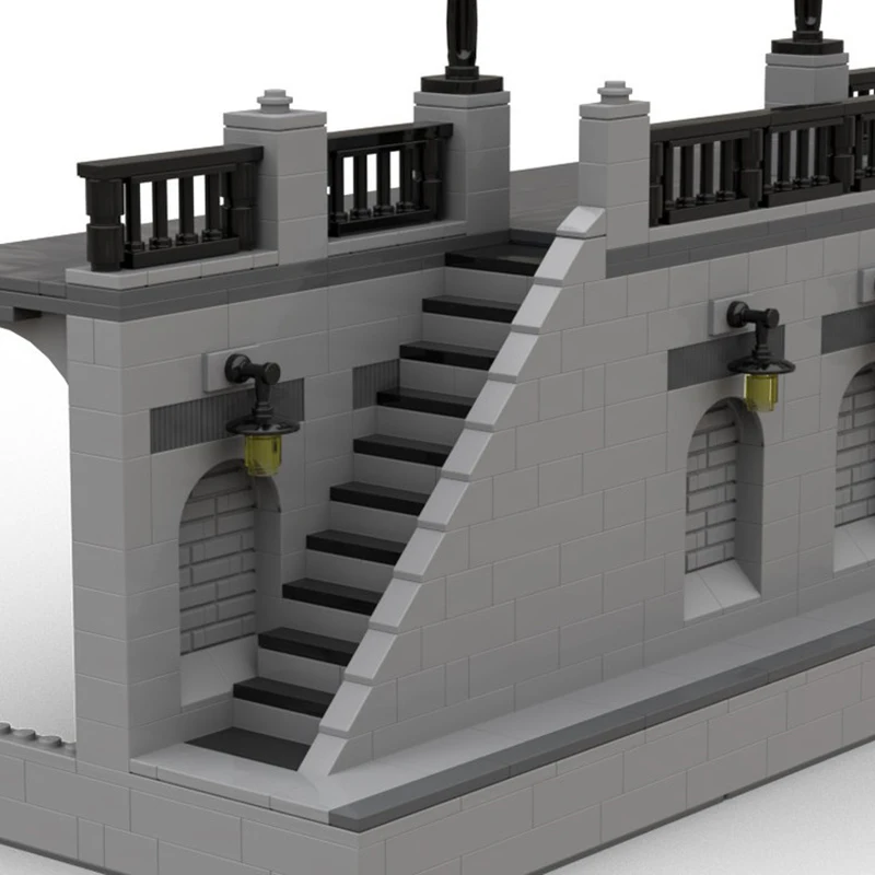 Modelo de construcción de ciudad Moc, ladrillos de construcción Modular, modelo de pasillo de París, tecnología, bloques Modulares, regalos, juguetes de Navidad, montaje DIY