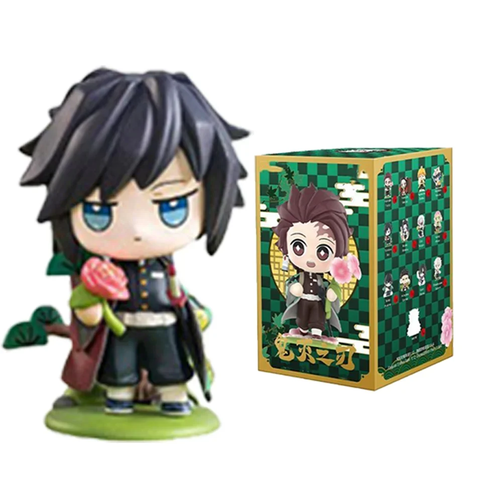 Anime Demon Slayer Blindbox, Cartoon-Figur von Tanjiro Kamado Nezuko, PVC-Modell, Dekoration, Weihnachtsgeschenk – Detail 16