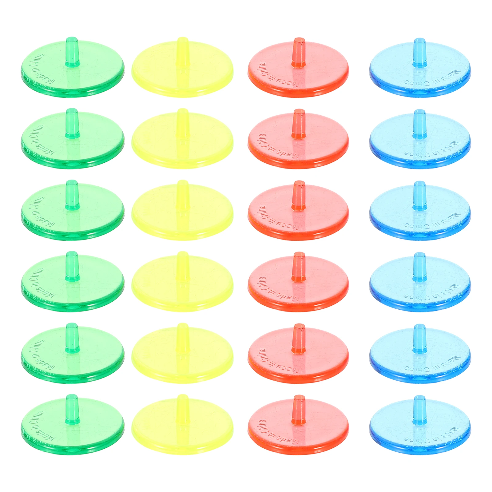 100 قطعة علامات الغولف البلاستيكية أدوات موقف الكرة المستديرة في الهواء الطلق إكسسوارات الغولف علامات محاذاة عالية المتانة