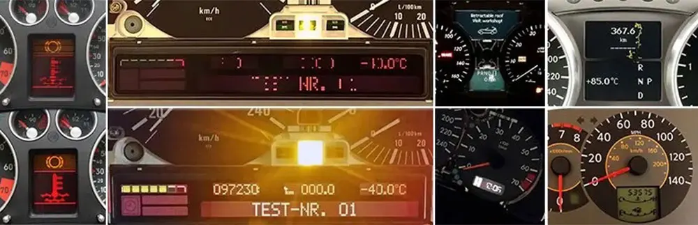 Armaturenbrett-LCD-Display für Fiat 500 und Abarth 500, 595, 696 Instrumentencluster COG-VLIT1695-01 – Detail 1