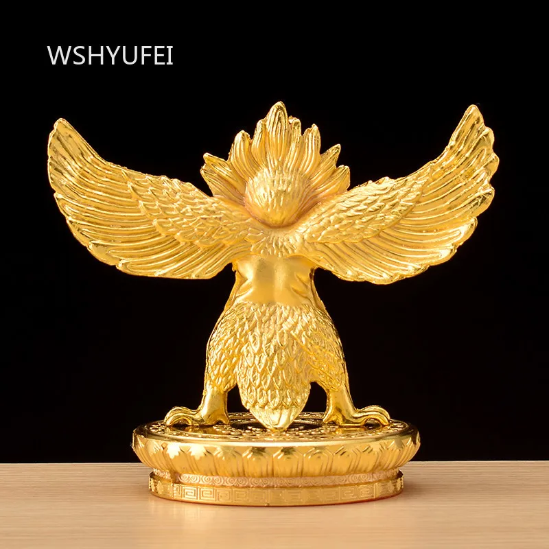 Dapeng Bird Ornament Tibetan Ethnic Style Alloy Decoration Living Room and Buddhist Hall Decorations Household Small Ornaments