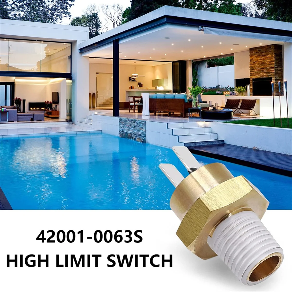 ABYC 42002-0024S مستشعر المداخن المكدس 42001-0063S مفتاح عالي الحد و42001-0053S سخان الثرمستور سبا Hearters لـ Pentair