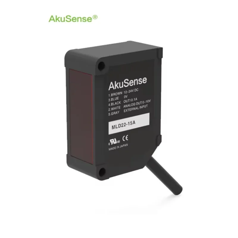 New And Origin Banner Akusense Displacement Sensor RS485 Laser Distance Sensor Price Range 50 To 150 Mm