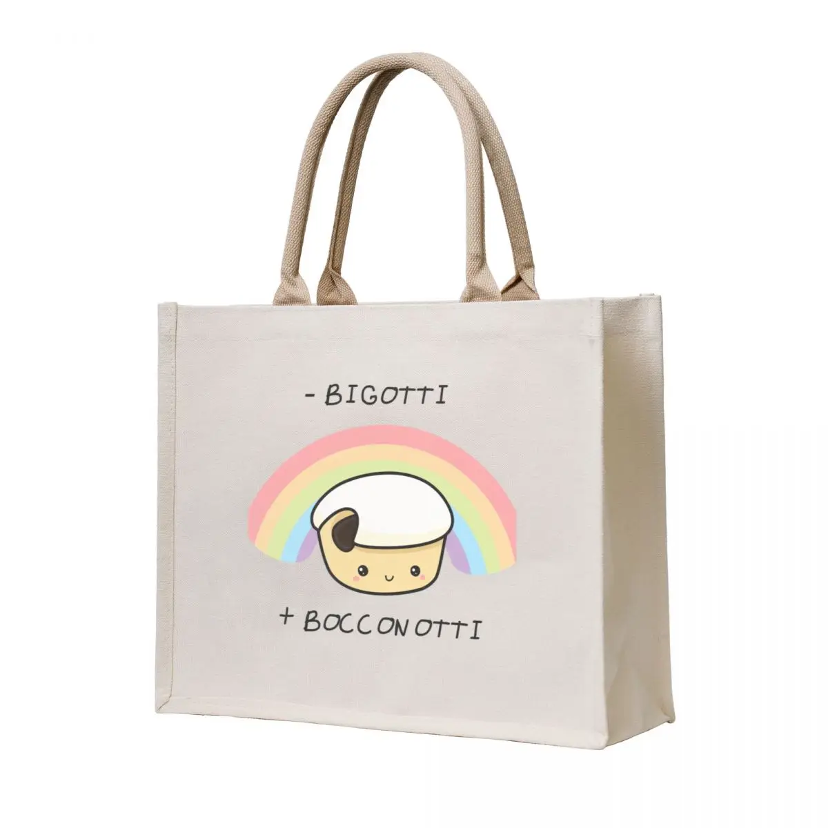 

Bocconotto antibigotto Tote Bag sacs de shopping Canvas bag for women ecological bags hand bag ladies