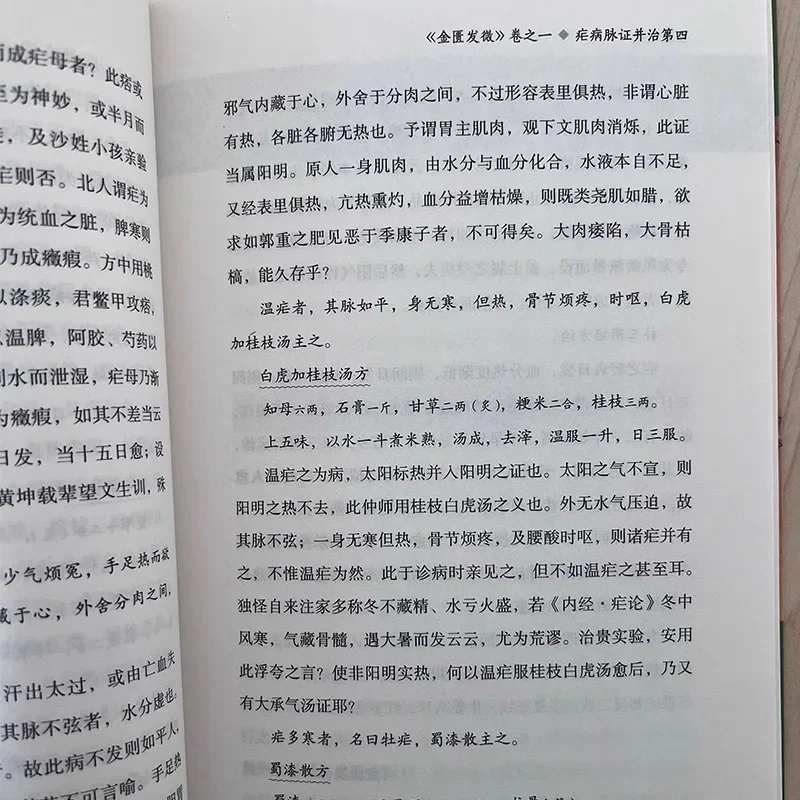 Jin Kui Fa Wei, Traditional Chinese Medicine Books on Jaundice in The Organs, Meridians, and Collaterals