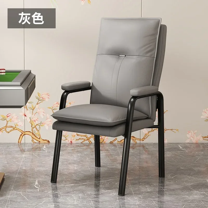 Mahjong Chair Chess Room Special Chair Thickened High Backrest Conference Chair Teahouse Mahjong Hall Mahjong Stool