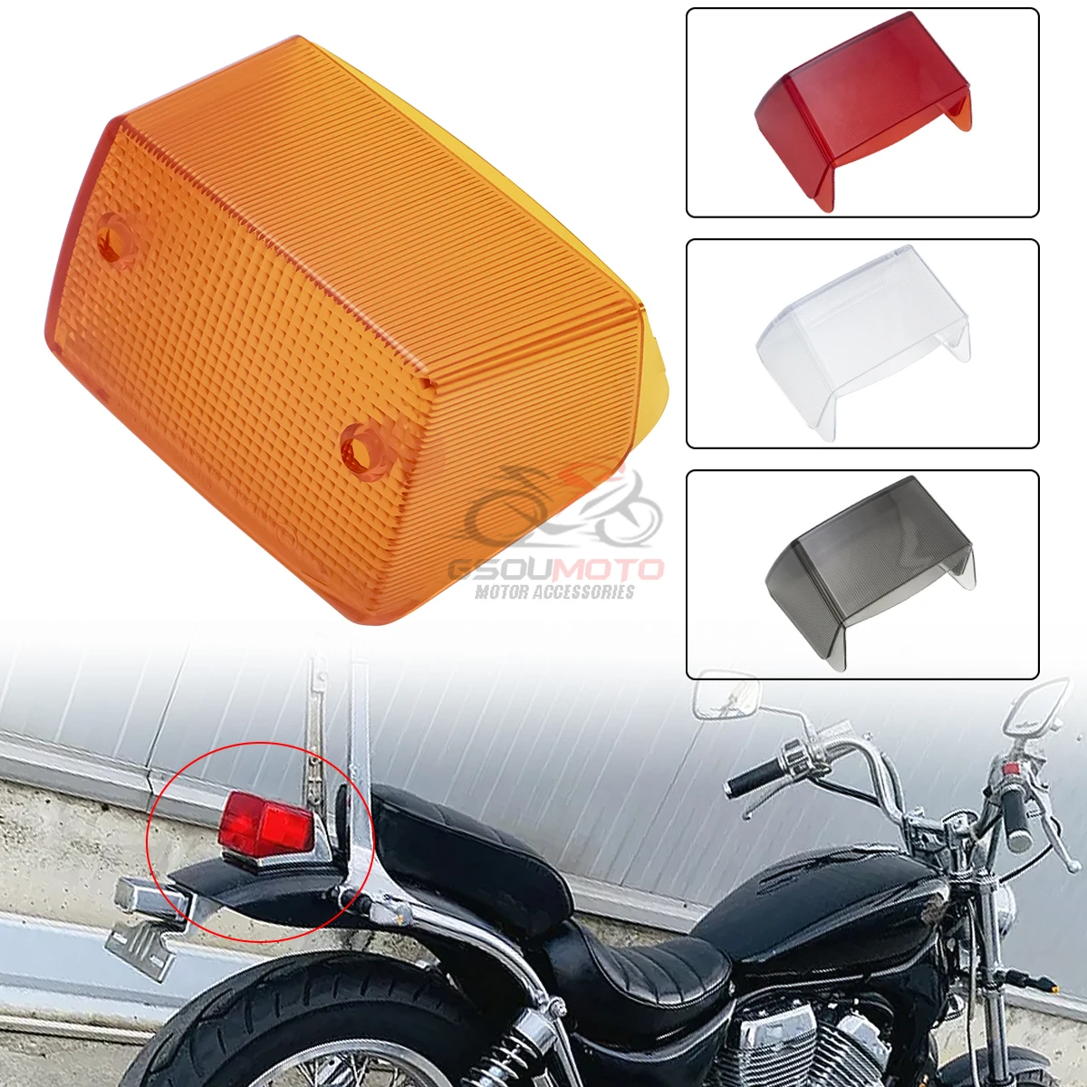 Neue Motorrad Teile Brems Rücklicht Objektiv Für Suzuki INTRUDER VS700 1986-1987 VS750 VS800 BOULEVARD S50 VS800 SAVAGE LS650 S40