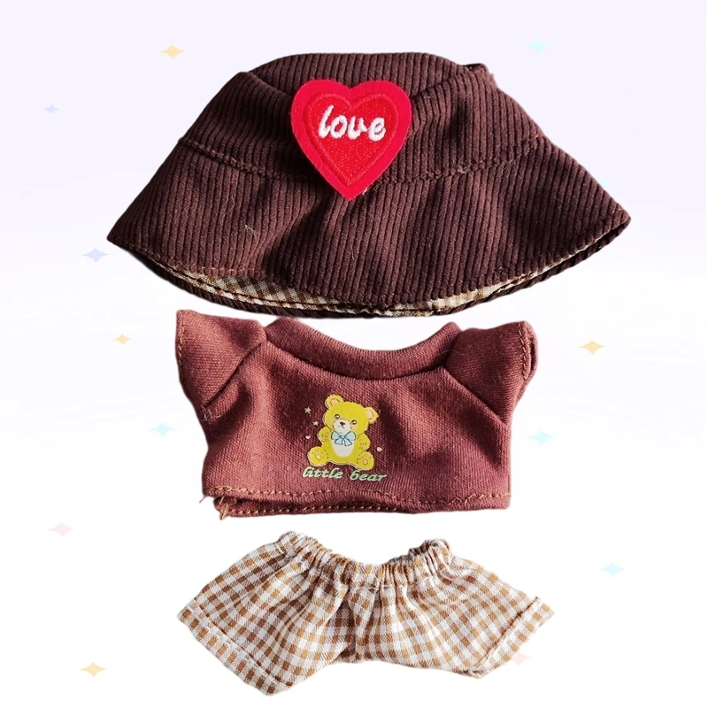 Mini Doll Clothes Outfit Accessories for 17cm Labubu V2 V1 Doll's Clothing Different Styles Cosplay Dress Kid Toy Gift